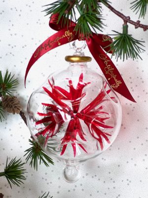 Firecracker Ornament (L) ~ Red