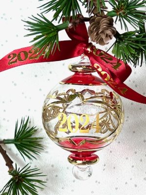 2024 ‘YEAR’ Bauble (M) ~ Red