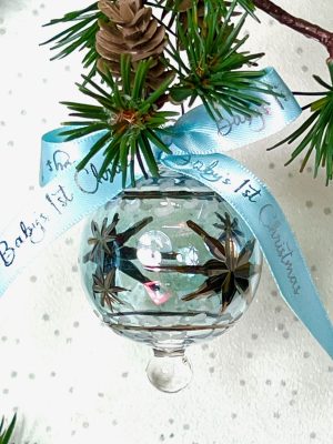 Baby’s 2024 Constellation Ornament (S) ~ Blue/Silver