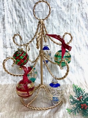 Display Tree ~ 8 Arm Twistie Metal Tree (M - 13”) ~ Gold