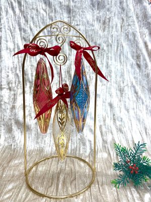 Display Stand ~ Cathedral (Large 12.5”) ~ Gold/Brass