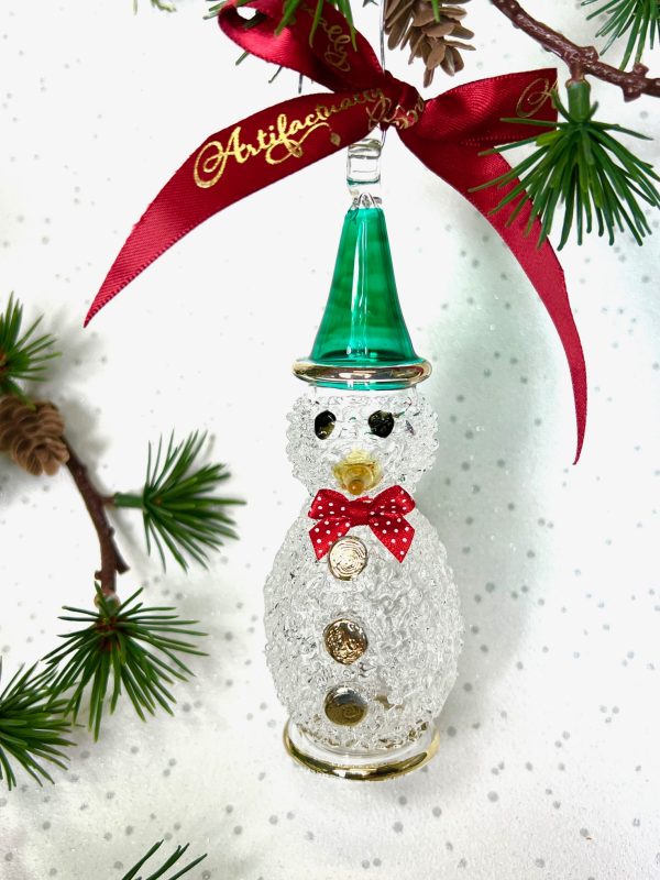 Frosty Snowman (L) ~ Green