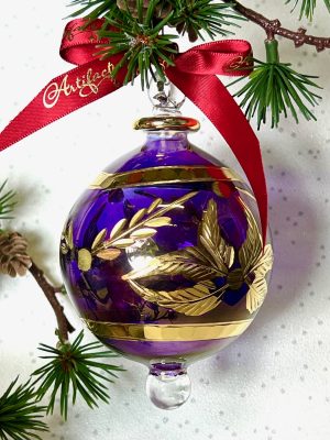 Feather Ornament (S,L) ~ Purple