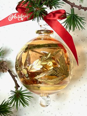 Feather Ornament (L) ~ Yellow