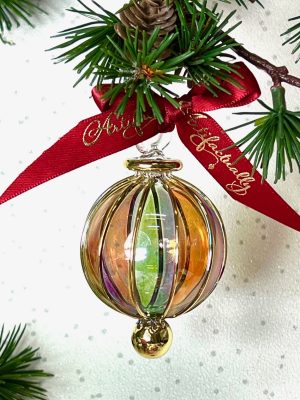Maypole Ornament (XS,S,M) ~ Yellow/Purple/Green