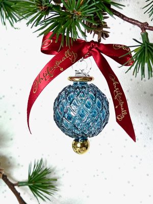 Ruby Lattice Ornament (XS,S,M) ~ Blue