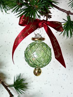 Ruby Lattice Ornament (XS,S) ~ Green