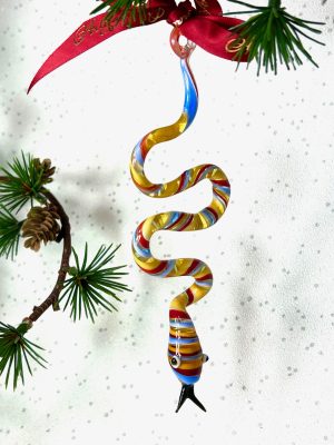 Snake Ornament (L) ~ Multi