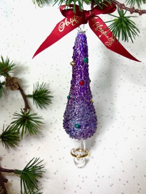 Victorian Christmas Tree ~ Purple