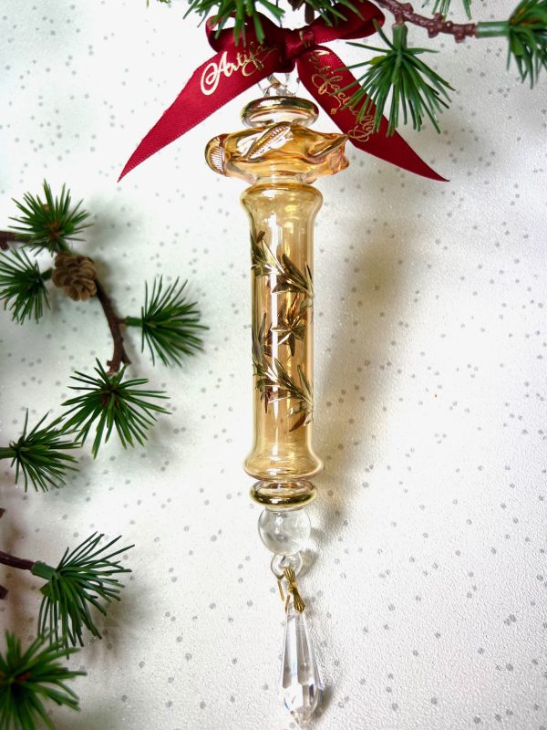 Candle Crystal Drop (L) ~ Yellow