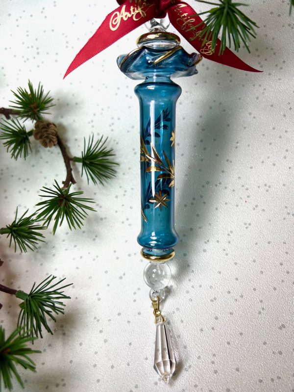 Candle Crystal Drop (L) ~ Blue