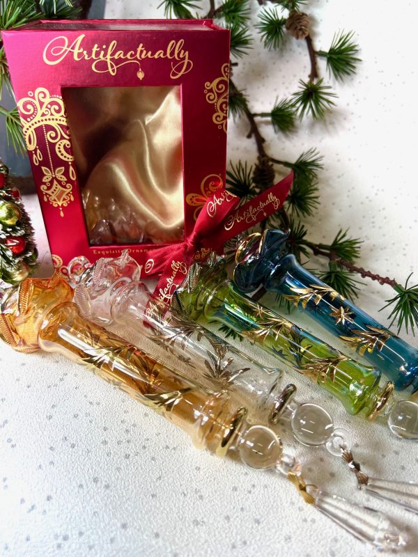 Candle Crystal Drop (L) ~ Yellow - Image 2
