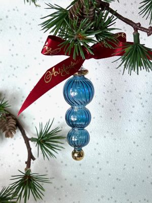 Swirl Trio Drop (XS) ~ Blue