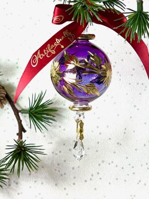 Daisy Etch Crystal (S,M) ~ Purple