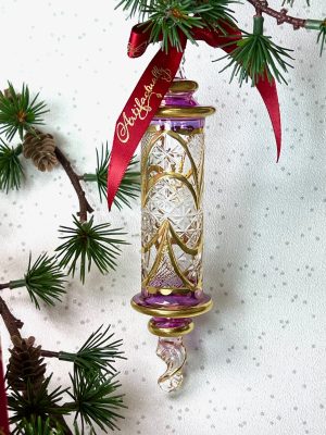 Scroll Ornament (L) ~ Purple
