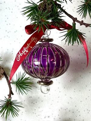 Chinese Lantern (M) ~ Purple/Silver