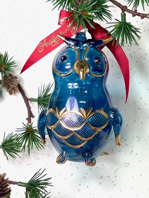 Wise Old Owl - Blue