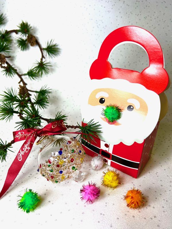 Jewel Bauble in Santa Gift Box - Image 2
