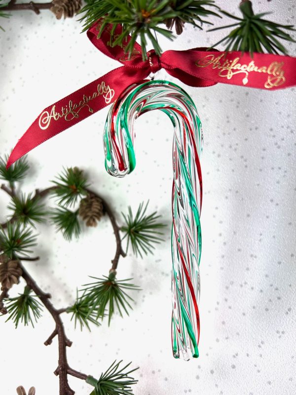 Candy Cane (L) ~ Green/Red