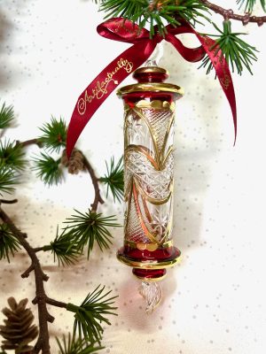 Scroll Ornament (L) ~ Red