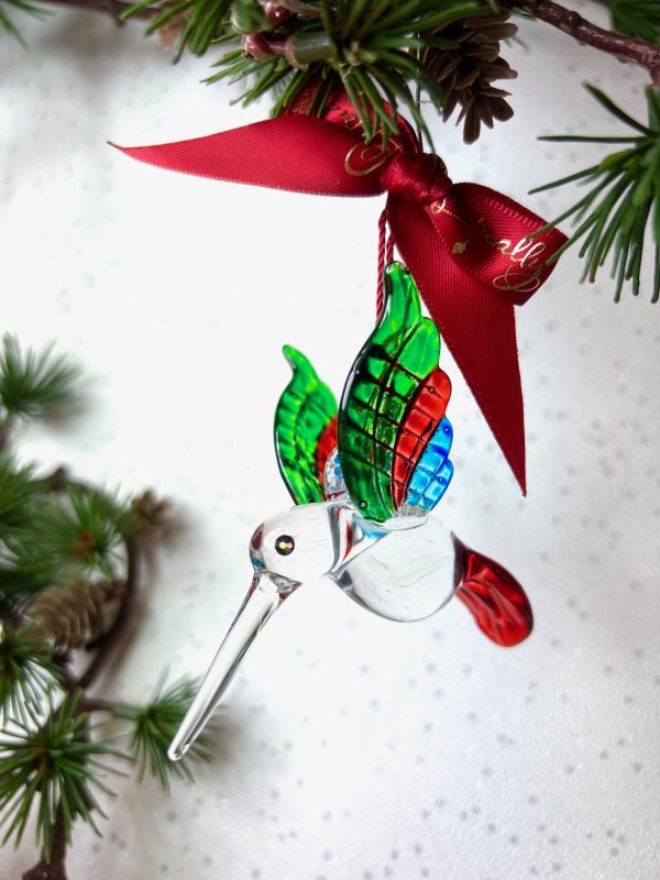 Hummingbird Crystal (S) ~ Red/Green/Blue