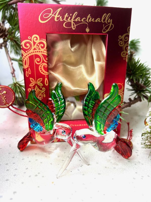 Hummingbird Crystal (S) ~ Red/Green/Blue - Image 7