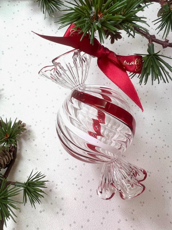 Jumbo Round Sweet (L) ~ Red/White