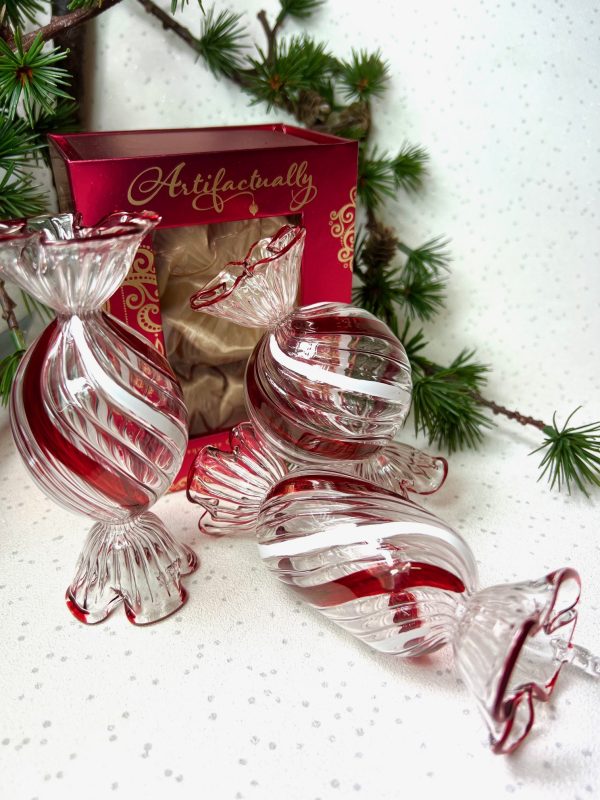 Jumbo Round Sweet (L) ~ Red/White - Image 2
