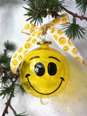 Happy Ornament (L) ~ Yellow