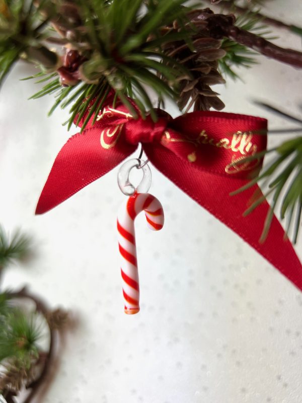 Mini Candy Cane ~ Red/White