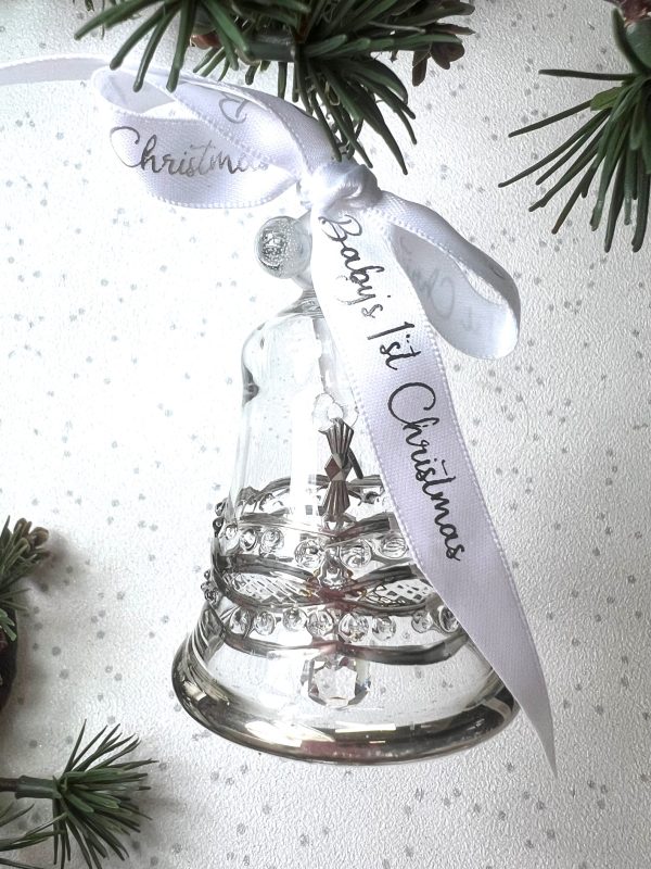 Baby’s 2025 Christmas Bell (S) ~ Silver