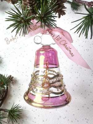 Baby’s 2025 Christmas Bell (S) ~ Pink