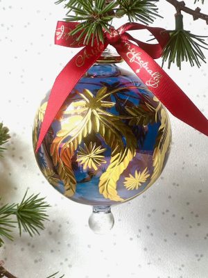 Botanical Bauble (M,L) ~ Blue