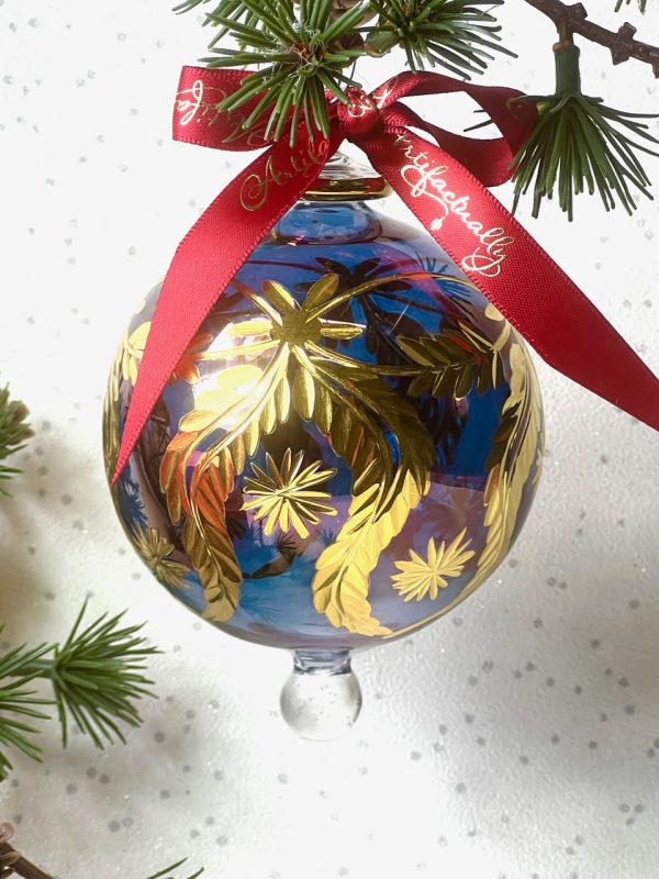 Botanical Bauble (M,L) ~ Blue