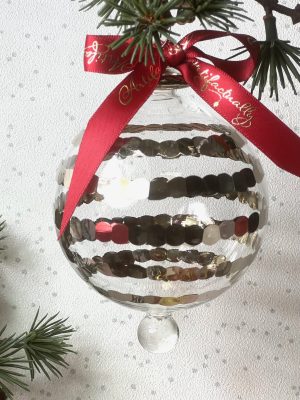 Saturn Ornament (L) ~ Silver