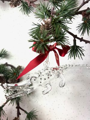 Mr Crocodile Ornament (L) ~ Silver