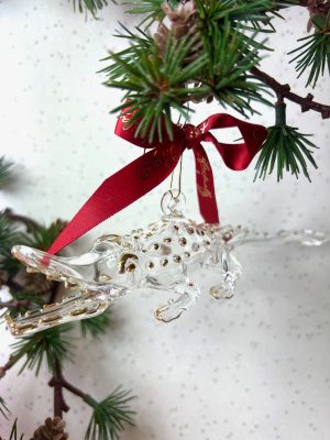 Mr Crocodile Ornament (L) ~ Gold