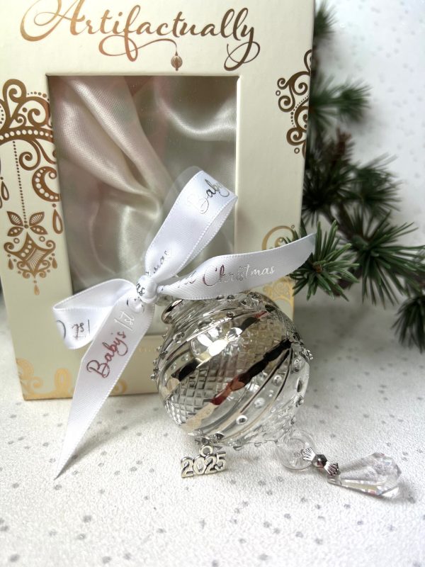 Baby’s 2025 Victorian Crystal (S) ~ Silver - Image 2