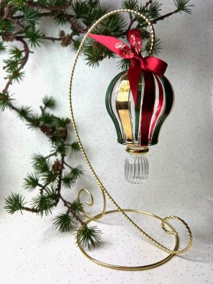 1 Arm Ring Cradle Ornament Stand (X-Large 12”) ~ Gold