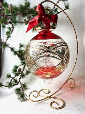 1 Arm Cradle Ornament Stand (X-Large 13”) ~ Gold