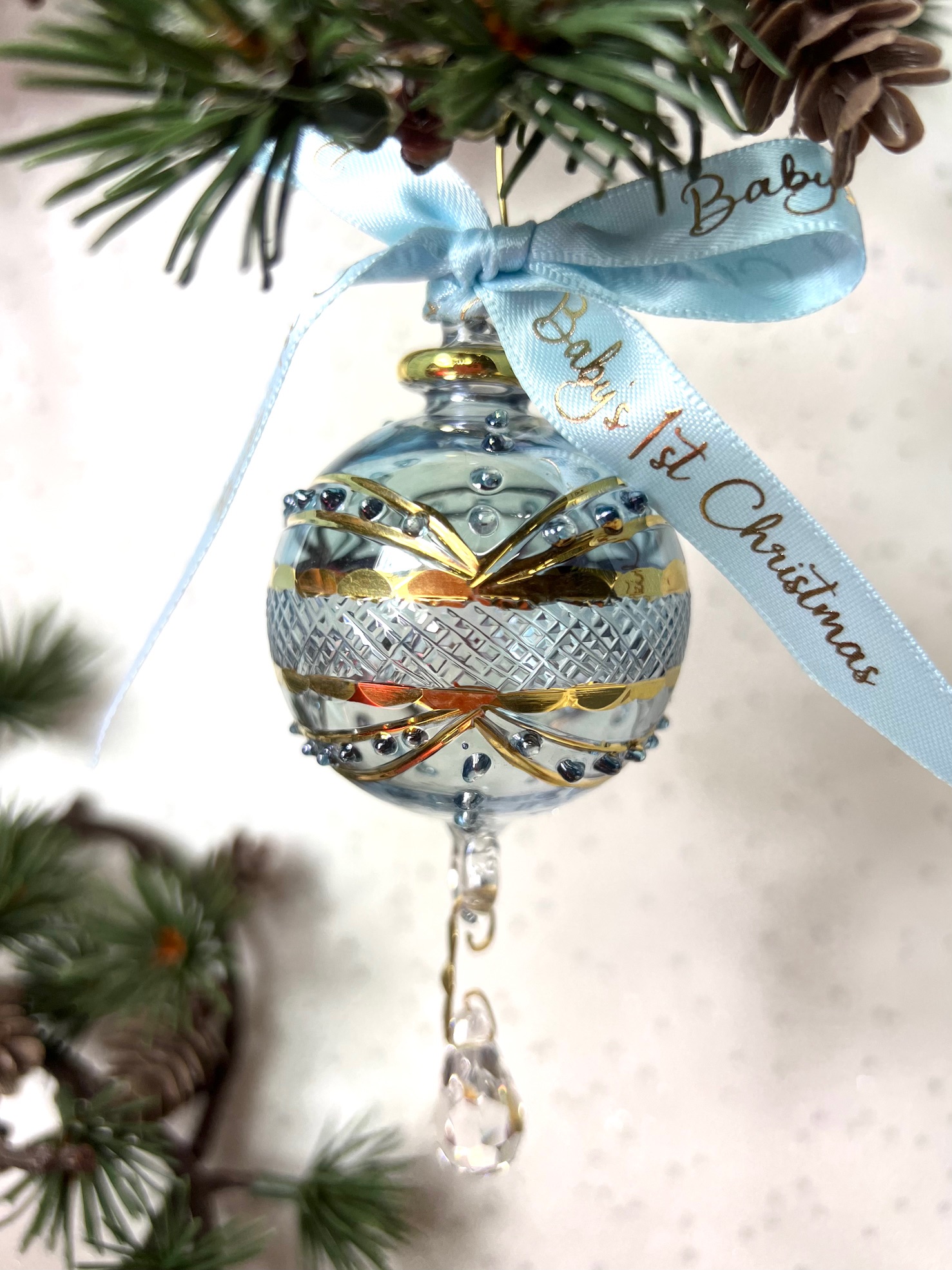 Baby’s 2025 Victorian Crystal (S) ~ Ice Blue