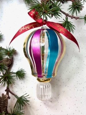 Carnival Balloon (L) ~ Pink/Teal/Gold