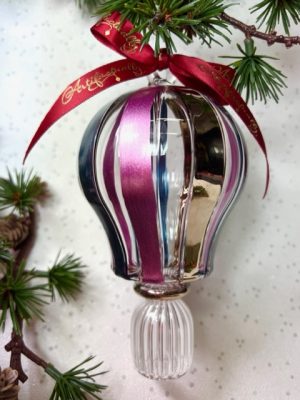 Carnival Balloon (L) ~ Blue/Purple/Silver