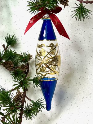 Victorian Float Ornament (L) ~ Blue
