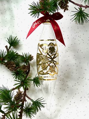 Victorian Float Ornament (L) ~ Gold