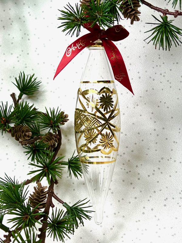 Victorian Float Ornament (L) ~ Gold