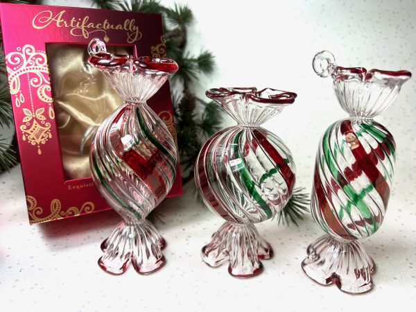 Jumbo Sweets (L) ~ Red/Green (Set of 3) - Image 2