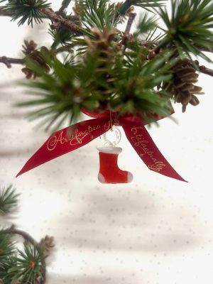 Mini's Xmas Stocking ~ Red/White