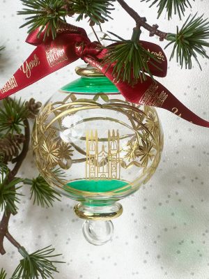 York Minster Ornament (L) ~ Green