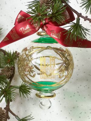Bath Abbey Ornament (L) ~ Green